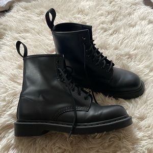 Like New All Black Dr Martens